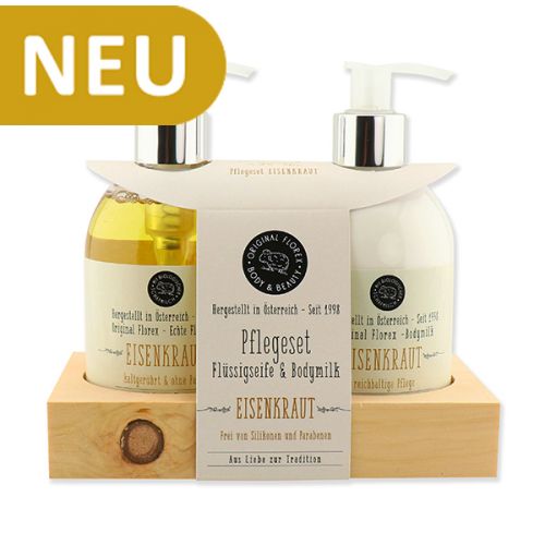 Soap set with swiss pine holder