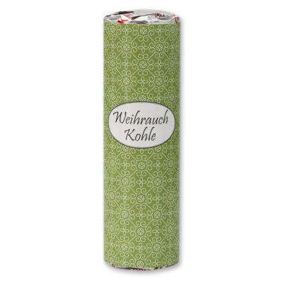 Räucherkohle Ø 40mm, "Motiv Seelenbalsam" 