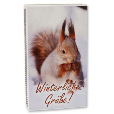 Zündhölzer groß, "Winterliche Grüße" 