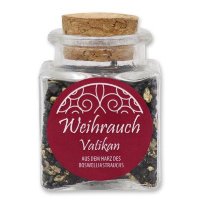 Weihrauchmischung 30g im Glas mit Kork, Vatikan 