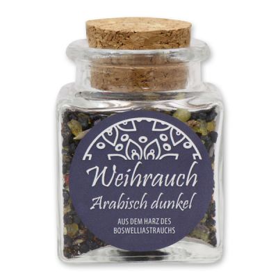 Weihrauchmischung 28g im Glas mit Kork, Arabisch dunkel, 