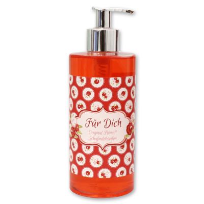 Flüssigseife mit Schafmilch 400ml "Für Dich", Rose 