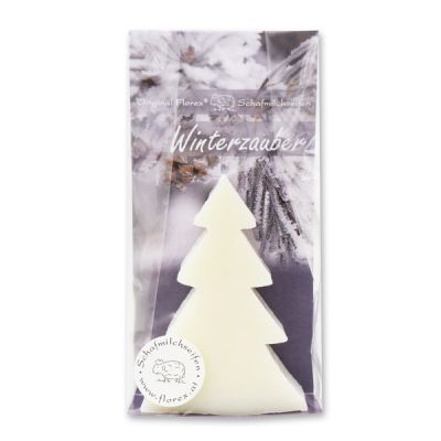 Schafmilchseife Tannenbaum 75g in Cello "Winterzauber", Classic 