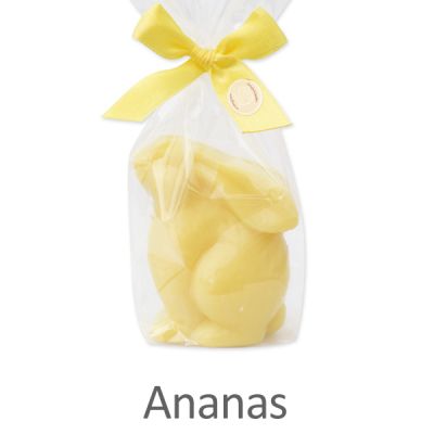 Schafmilchseife Feldhase 130g in Cello, Ananas 