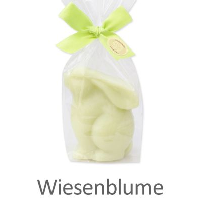 Schafmilchseife Feldhase 130g in Cello, Wiesenblume 