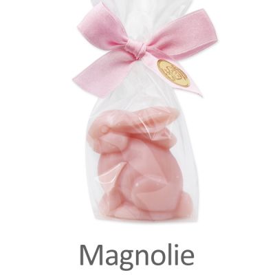 Schafmilchseife Zwerghase 40g in Cello, Magnolie 