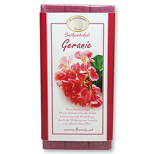 Seifentafel in Cello 100g, Geranie 
