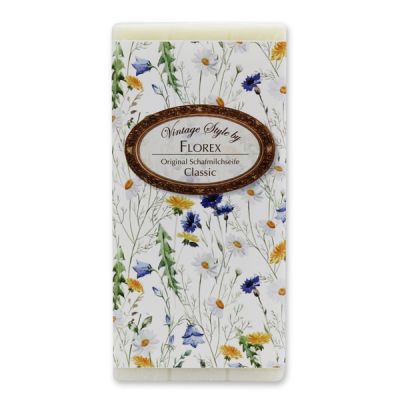 Schafmilchseife Tafel 100g "Vintage-Motiv 113", Classic 