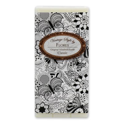 Schafmilchseife Tafel 100g "Vintage-Motiv 119", Classic 