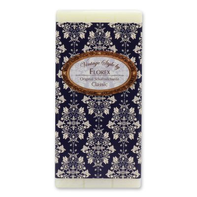 Schafmilchseife Tafel 100g "Vintage-Motiv 129", Classic 