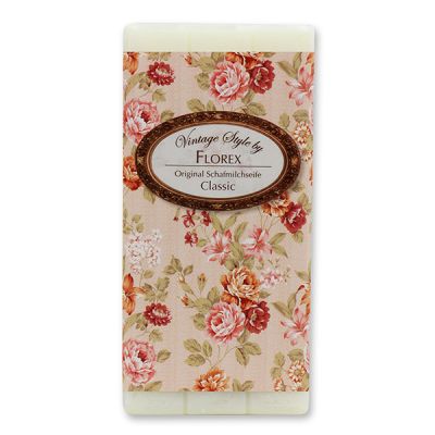Schafmilchseife Tafel 100g "Vintage-Motiv 20", Classic 