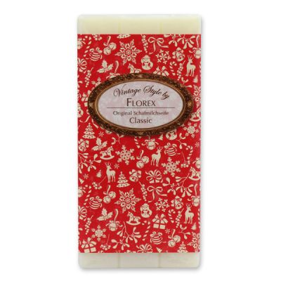 Schafmilchseife Tafel 100g "Vintage-Motiv 49", Classic 