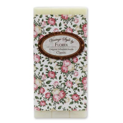 Schafmilchseife Tafel 100g "Vintage-Motiv 76", Classic 