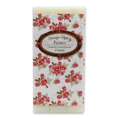 Schafmilchseife Tafel 100g "Vintage-Motiv 77", Classic 