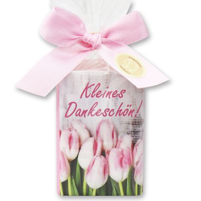 Sheep milk soap 100g in a cellophane bag "Kleines Dankeschön", Magnolia 