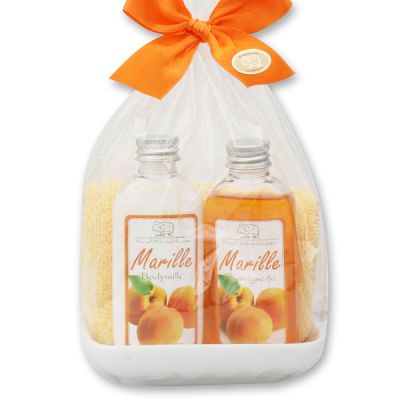 Pflegeset 4-teilig in Cello, Marille 