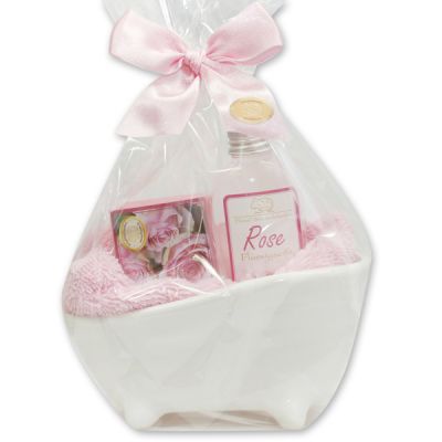 Wellness Set 4-teilig in Cello, Rose Diana 