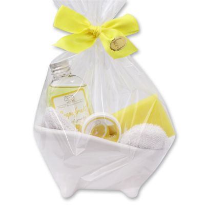 Wellness set 5 pieces in a cellophane bag, Grapefruit 