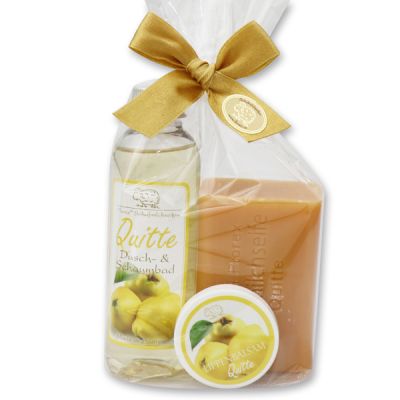 Care set 3 pieces in a cellophane bag, Quince 