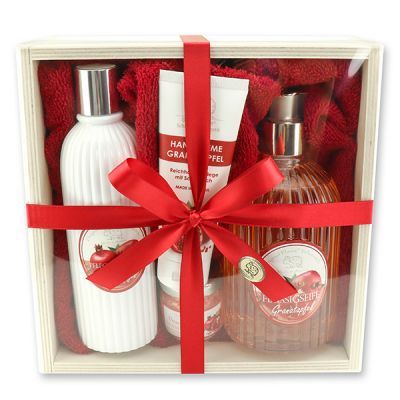 Holzboxset 6-teilig, Granatapfel 