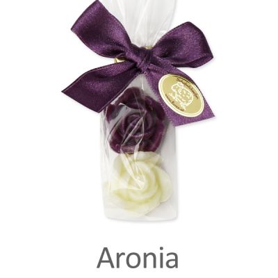 Sheep milk soap rose Florex 2x7g in a cellophane, Classic/chokeberry 