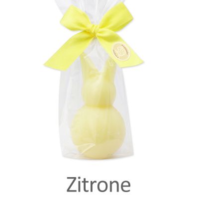 Schafmilchseife Kugelhase 64g in Cello, Zitrone 