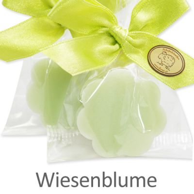 Sheep milk soap flower 20g in a cellophane, Meadow flower 