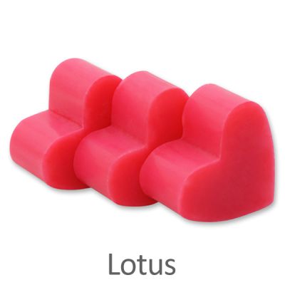 Sheep milk soap heart mini 8g, Lotus 