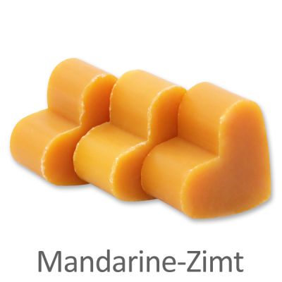 Sheep milk soap heart mini 8g, Tangerine-cinnamon 