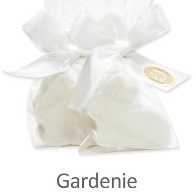 Schafmilchseife Hase mini flach 20g in Cello, Gardenie 