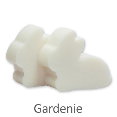 Schafmilchseife Hase mini flach 20g, Gardenie 