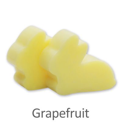 Schafmilchseife Hase mini flach 20g, Grapefruit 