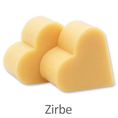 Schafmilchseife Herz midi plus 65g, Zirbe 