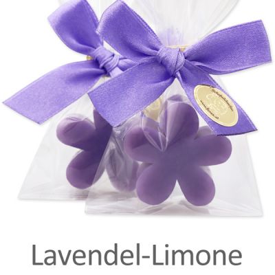 Sheep milk soap Marguerite 15g in a cellophane, Lavender-lime 