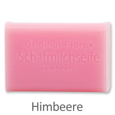 Sheep milk soap square 100g, Raspberry 