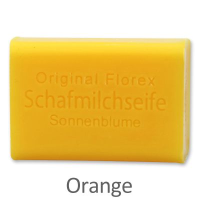 Sheep milk soap square 100g, Orange 
