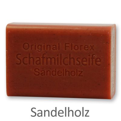 Sheep milk soap square 100g, Santal 