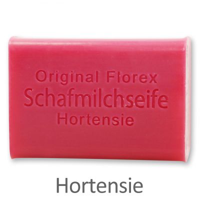 Sheep milk soap square 100g, Hydrangea cyclamen 