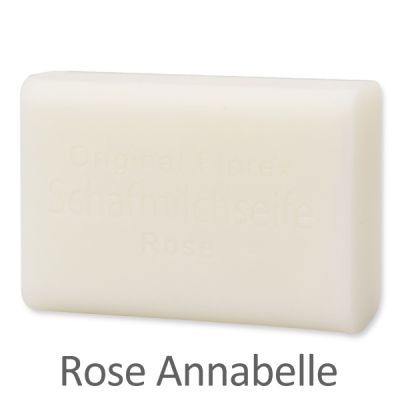 Sheep milk soap square 100g, Rose Annabelle 