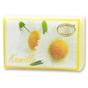 Sheep milk soap square 100g modern, Chamomile 