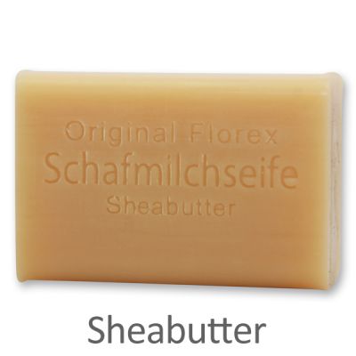 Sheep milk soap without palm oil square 100g, Sheabutter 