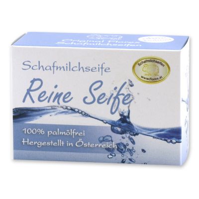 Sheep milk soap without palm oil 100g in paper box, Pure soap 