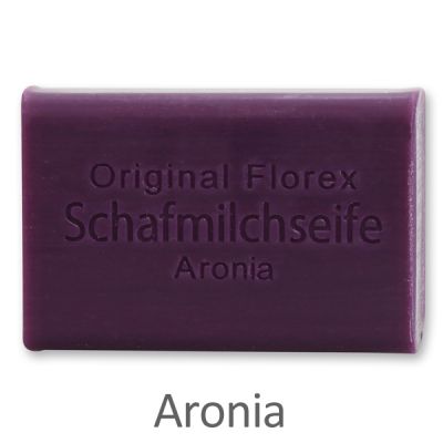 Sheep milk soap square 100g, Chokeberry 
