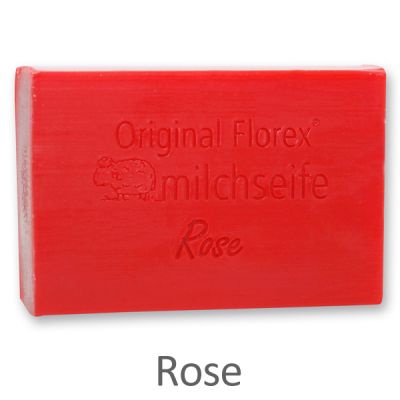 Schafmilchseife eckig 150g, Rose 