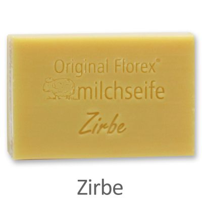 Schafmilchseife eckig 150g, Zirbe 