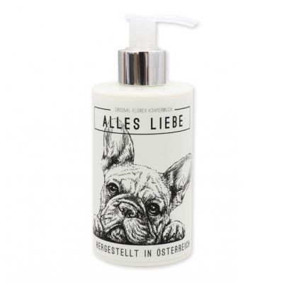 Bodymilk mit biologischer Schafmilch 250ml im Spender "Alles Liebe", Mandelöl 