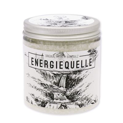 Badesalz 300g in der Dose "Energiequelle", Edelweiß 