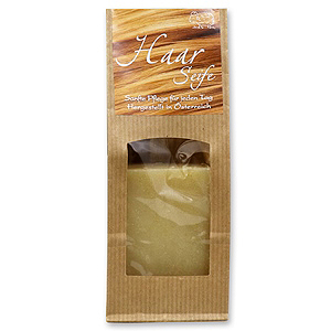 Special cold-stirred soap 100g packed in a brown bag, Hair soap 
