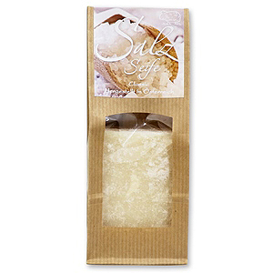 Special cold-stirred soap 100g packed in a brown bag, Salt classic 