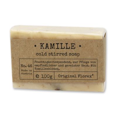 Kaltgerührte Seife 100g in Cello "Pure Soaps", Kamille 